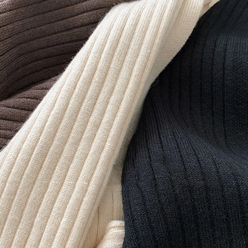 2020 Autumn Winter Women's Knitwear Sexy Across V-Neck Chic Casual Basic Women Sweater Long Sleeve Slim Knitted Pullover - Image 6